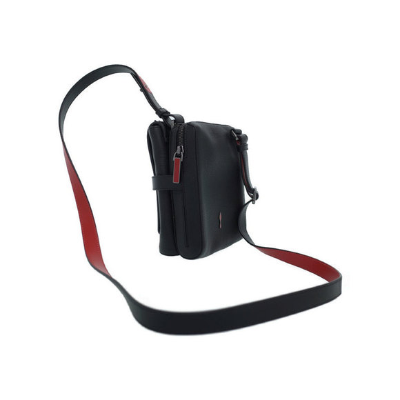 Christian Louboutin Benech Reporter Spike Shoulder Bag Leather - Picture 2 of 8